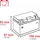 YUASA YTX7A 6Ah Motorradbatterie YTX7A-BS geschlossen