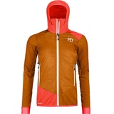 Ortovox Damen Touren Hybridjacke Col.Becchei Hoodie orange | M