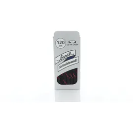 Barth GmbH Schnürsenkel 120 cm Schwarz/Rot 6 Stk