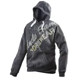 Uncle Sam Hoodie anthrazit/schwarz L