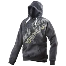 Uncle Sam Hoodie anthrazit/schwarz L