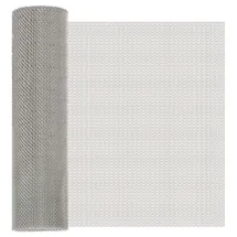 vidaXL Mesh Bildschirm 40 x 200 cm Silber/Edelstahl