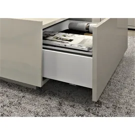 PLACES OF STYLE Couchtisch PLACES OF STYLE "Piano", beige (beige hochglanz, beige hochglanz), B:90cm H:36cm T:90cm, Tische, Couchtisch, hochwertig UV lackiert, mit zwei Schubladen inkl. Soft-Close Funktion