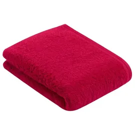 VOSSEN Vegan Life Duschtuch 67 x 140 cm kirschrot