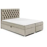 4mybaby GmbH Best for Home Boxspringbett mit Bettkasten Trinity K-14 Bonellfederkern inkl. Topper