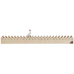 IB Laursen Weihnachtskalender 1-24 aus Holz, 50 cm, Gans