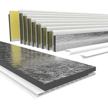 HEXIM PVC Rollladenkastendeckel mit Dämmung Länge: 1000 - 2000mm, Breite: 120 - 320mm, Revisionsklappe Rolladendeckel Rollladen nachrüsten Decke...