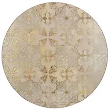 Creative Tops Tischsets, 4er-Set, runde Tischsets mit Korkrücken, luxuriöse Lackierung, Gold Impressions Design Kollektion, 4 Tischsets, 29cm Durchmesser, 1 Set