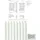 Kermi Badheizkörper Basic-E 524 x 1448 mm 800 W weiß FKS links