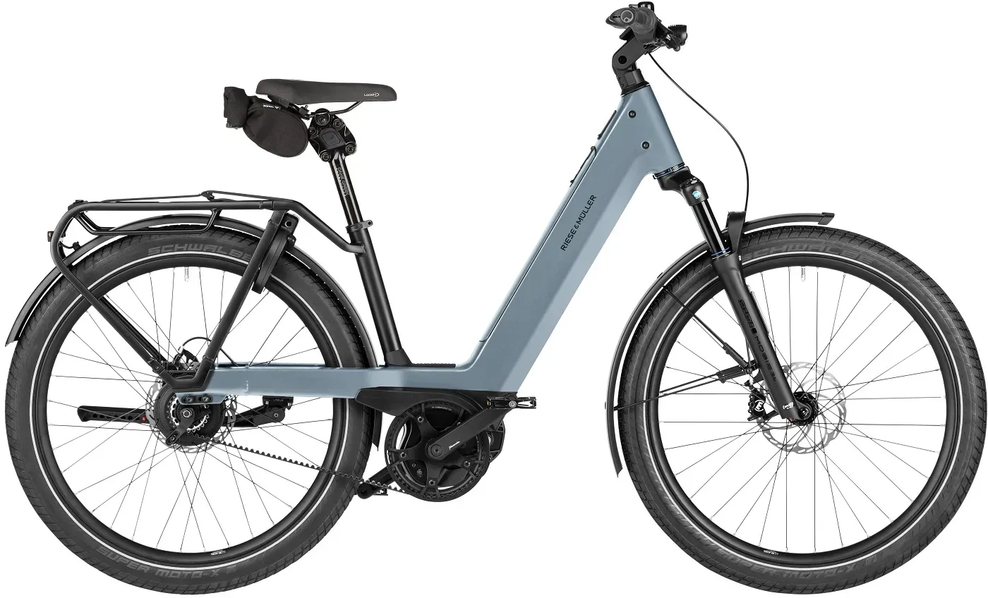 Riese & Müller Nevo5 vario Comf Kit 800 Wh Damen blau 2026 - 27,5