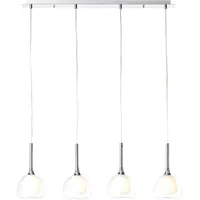 Brilliant Hadan 4-flg. 91 cm Chrom/weiß-transparent