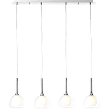 Brilliant Hadan 4-flg. 91 cm Chrom/weiß-transparent