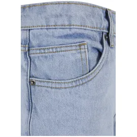URBAN CLASSICS Heavy Ounce Straight Fit Zipped Jeans New Light Blue Washed 38