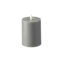 Möbel Kraft LED Kerze 12,3 cm grau