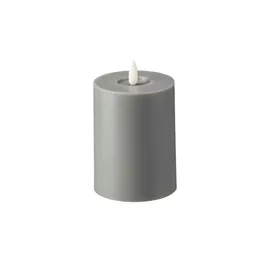 Möbel Kraft LED Kerze 12,3 cm grau
