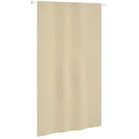 vidaXL Balkon-Sichtschutz Beige 140x240 cm Oxford-Gewebe