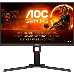 AOC Q27G3XMN 27 Zoll QHD Gaming Monitor (1 ms Reaktionszeit