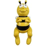 Figurendiscounter Gartenfigur Dekofigur Biene Kantenhocker 15 x 7 x 7,5 cm gelb|schwarz