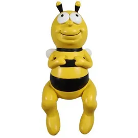 Figurendiscounter Gartenfigur Dekofigur Biene Kantenhocker 15 x 7 x 7,5 cm gelb|schwarz