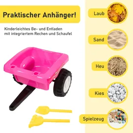 Lemodo Rutschauto Traktor New Holland pink (keine MPNR)