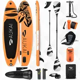 Aukai SUP Board Set PRO 320 x 76 x 15 cm orange