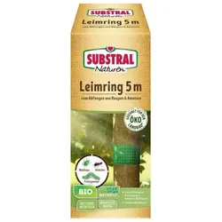 Substral Naturen Bio Leimring, Raupenleimring inkl. Bindedraht, gegen Raupen, Ameisen und andere Schadinsekten, 5m, 78230