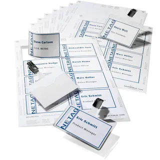 Durable Informationsschild, Namensschilder-Set,