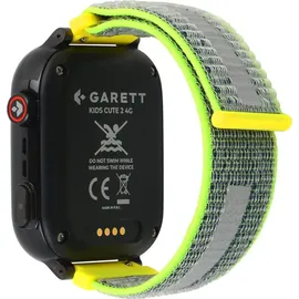 Garett Cute 2 4G Smartwatch BT 0 mm Kunststoffgehäuse Schwarz Armband One Size
