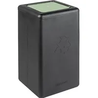 ReinigungsBerater BrickBin Biomüll Behälter schwarz grün 65 L integrierte