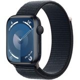 Apple Watch Series 9 GPS 45 mm Aluminiumgehäuse mitternacht, Sport Loop mitternacht One Size