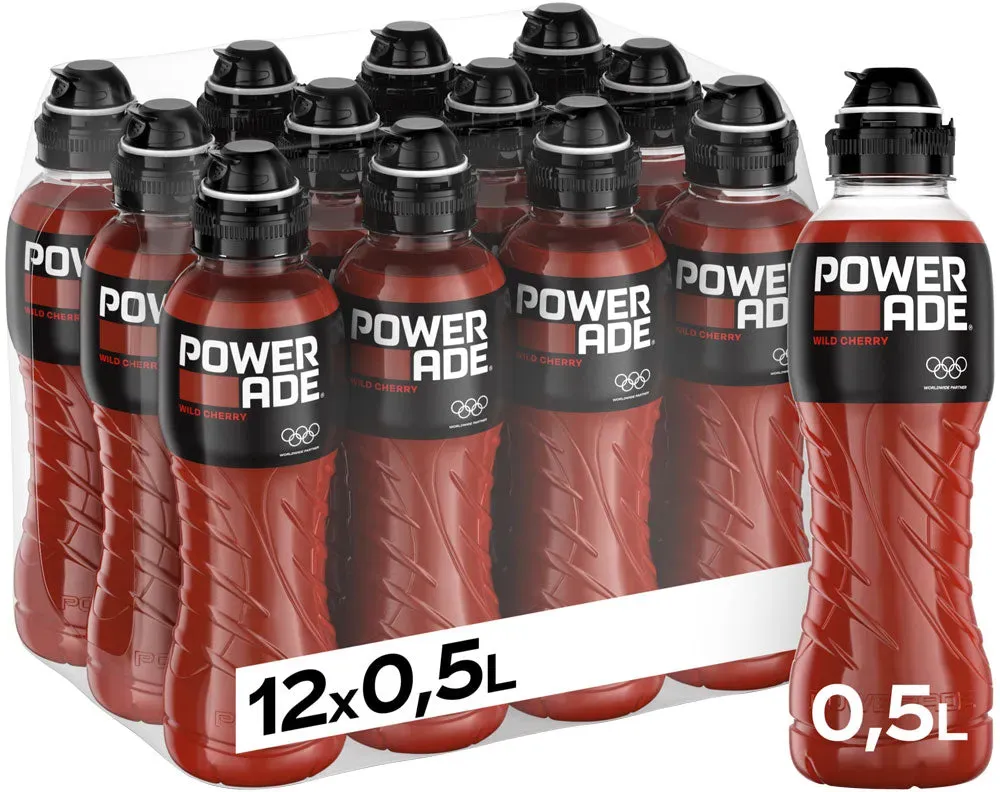 Powerade Sport Wild Cherry PET 12x 0,5 Liter (EINWEG)