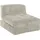 Home Affaire Sessel Pia Cord 83 x 77 x 83 cm Beige/Grau mit Pouf-Funktion