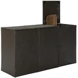 Merxx Mülltonnenbox »Mülltonnenbox braun