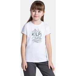 Mädchen T-Shirt aus Baumwolle Kilpi MALGA-JG WEISS 86 cm