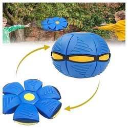 XDeer Hüpfspielzeug Haustierspielzeug Frisbee-Kugeln Kinderspielzeug Frisbee-Kugeln, Bouncy-Kugeln mit Musik und 7 Farblichtern blau