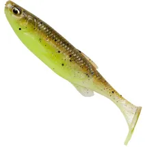 Savage Gear Fat Minnow T-Tail 10,5cm 11g - 5 Gummifische, Farbe:Green Pearl Yellow