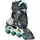 Rollerblade MACROBLADE 80 Inline-Skates für Damen, Fitness Inliner, Grau/Teal Blau, 40.5/41