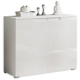HBZ Spice 100 x 80 x 40 cm Hochglanz Weiß