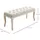 Homcom Polsterbank Vintage Beige 110 x 40 x 48 cm
