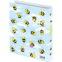 RNK Verlag Zeugnisringbuch „Crazy Bees“ DIN A4, 4 Ring-Mechanik,