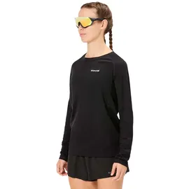 NNormal Merino Langarm-T-Shirt schwarz M