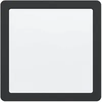 EGLO LED-Einbauspot Fueva 5 Schwarz 4.000K 21,6 cm x