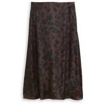 Tom Tailor Bleistiftrock Damen Animalprint Braun 38