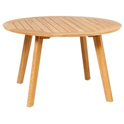 Tisch Diana - 125 cm rund Beine Teak