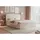 Selsey Polsterbett 140x200 mit Bettkasten, Bouclé, cremefarben -