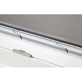Hecht Fliegenschutzgitter mit Aluminiumrahmen 130 x 150 cm Anthrazit