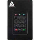 Apricorn Aegis Fortress L3 - Festplatte - verschlüsselt - 4 TB - extern (tragbar) (4 TB), Externe Festplatte, Schwarz