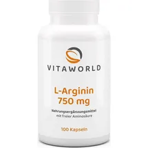 VITA-WORLD Vitaworld L-Arginin Kapseln 100 St.