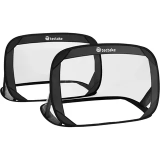 Tectake tectake® 2er-Set Pop-up Fußballtor, - schwarz
