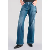 LE TEMPS DES CERISES Lauryn Jab Flare Jeans, blau,